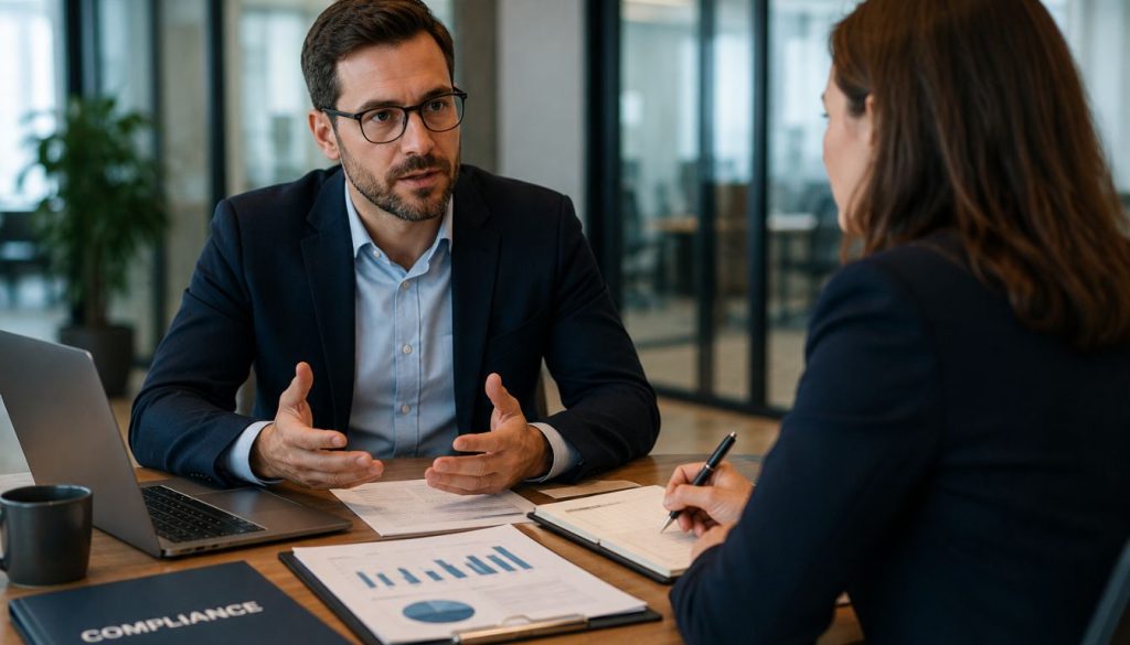 Réunion de travail en entreprise