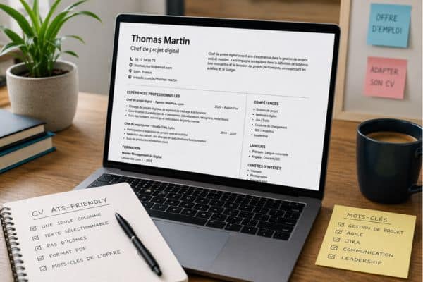 Espace de travail moderne et organisé