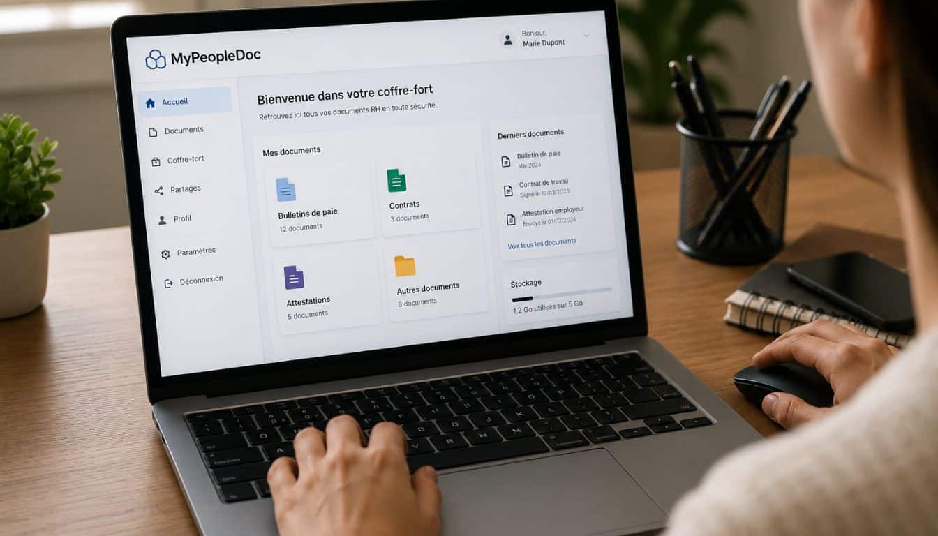 Espace de travail moderne et organisé