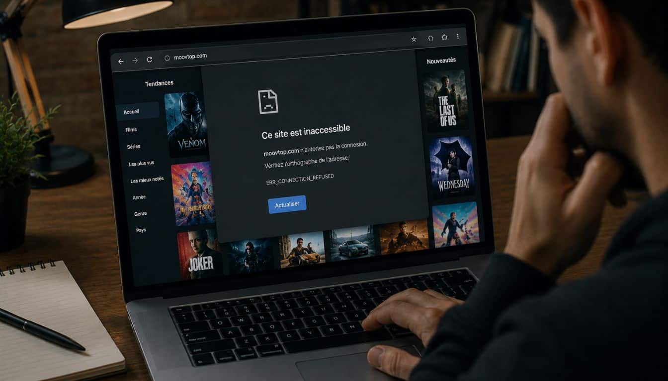 Problème de connexion sur moovtop.com