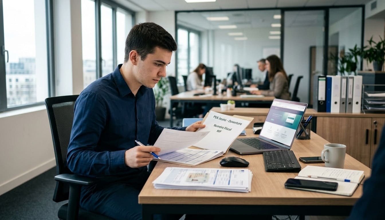 Image principale — Obtenir un NIF pour un PEA Jeune à 18 ans : où le trouver et que faire ?